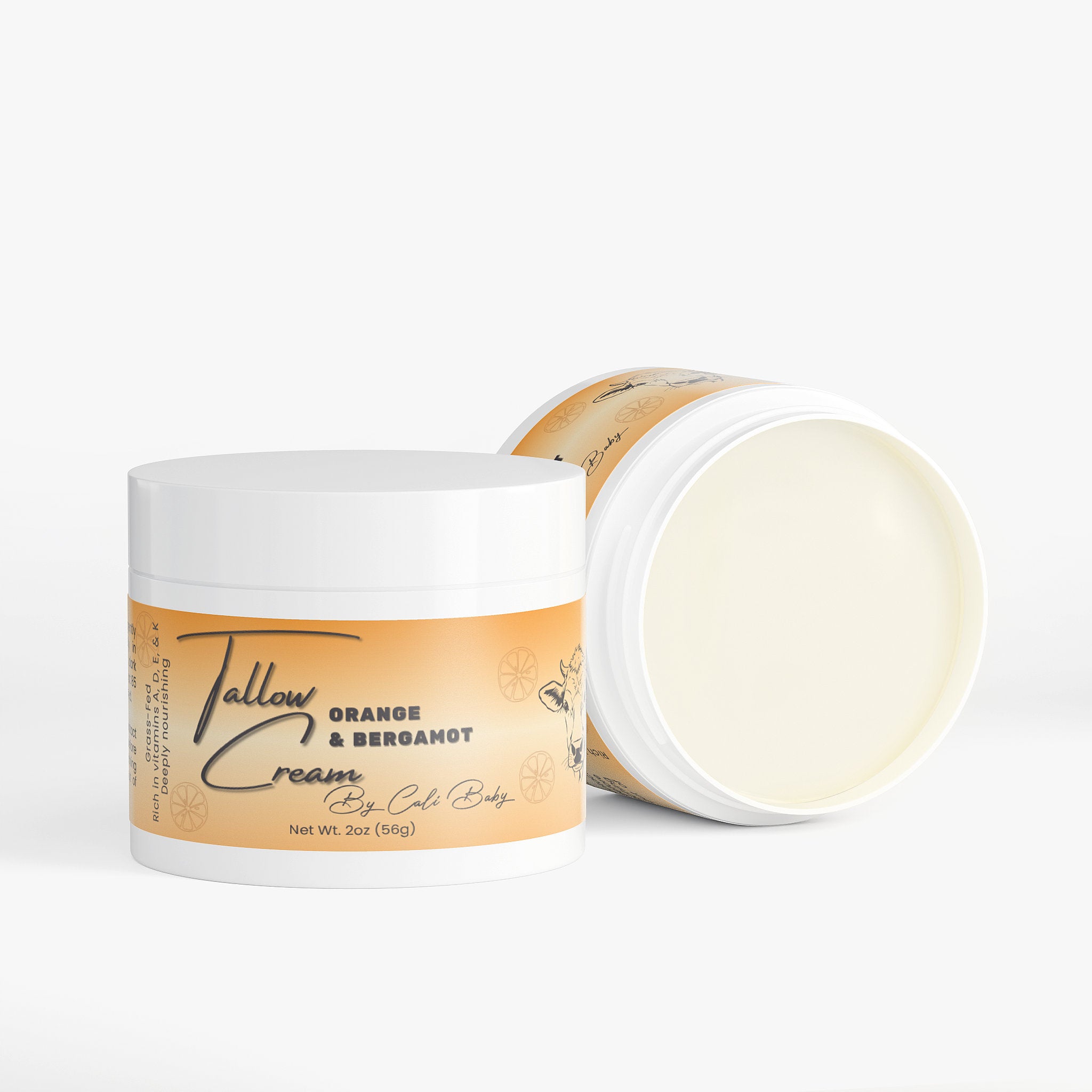 Tallow Cream Orange & Bergamot