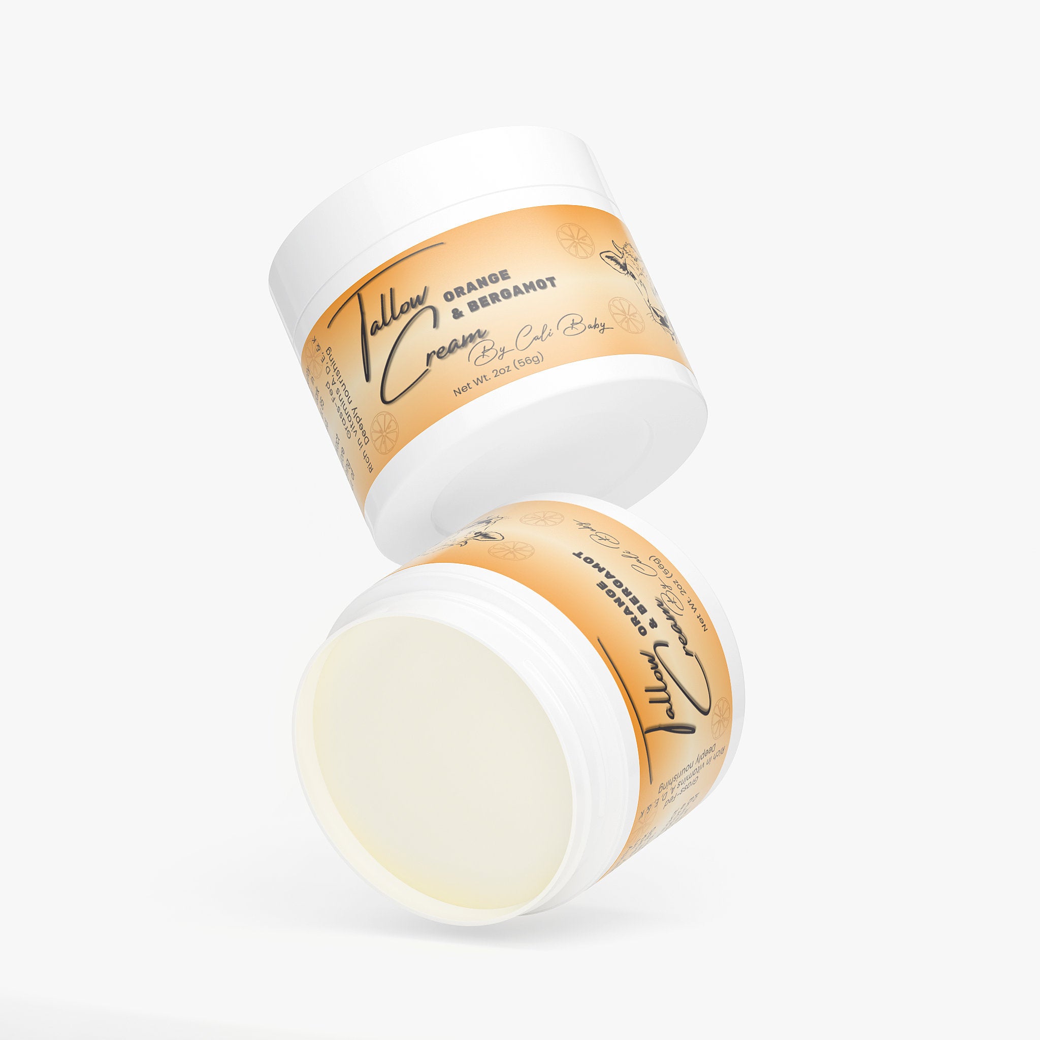 Tallow Cream Orange & Bergamot