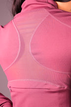 Dream Crop Jacket Rose