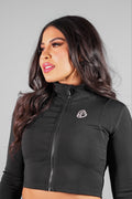 Dream Crop Jacket Black