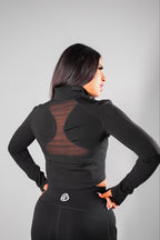 Dream Crop Jacket Black