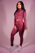 Dream Crop Jacket Rose