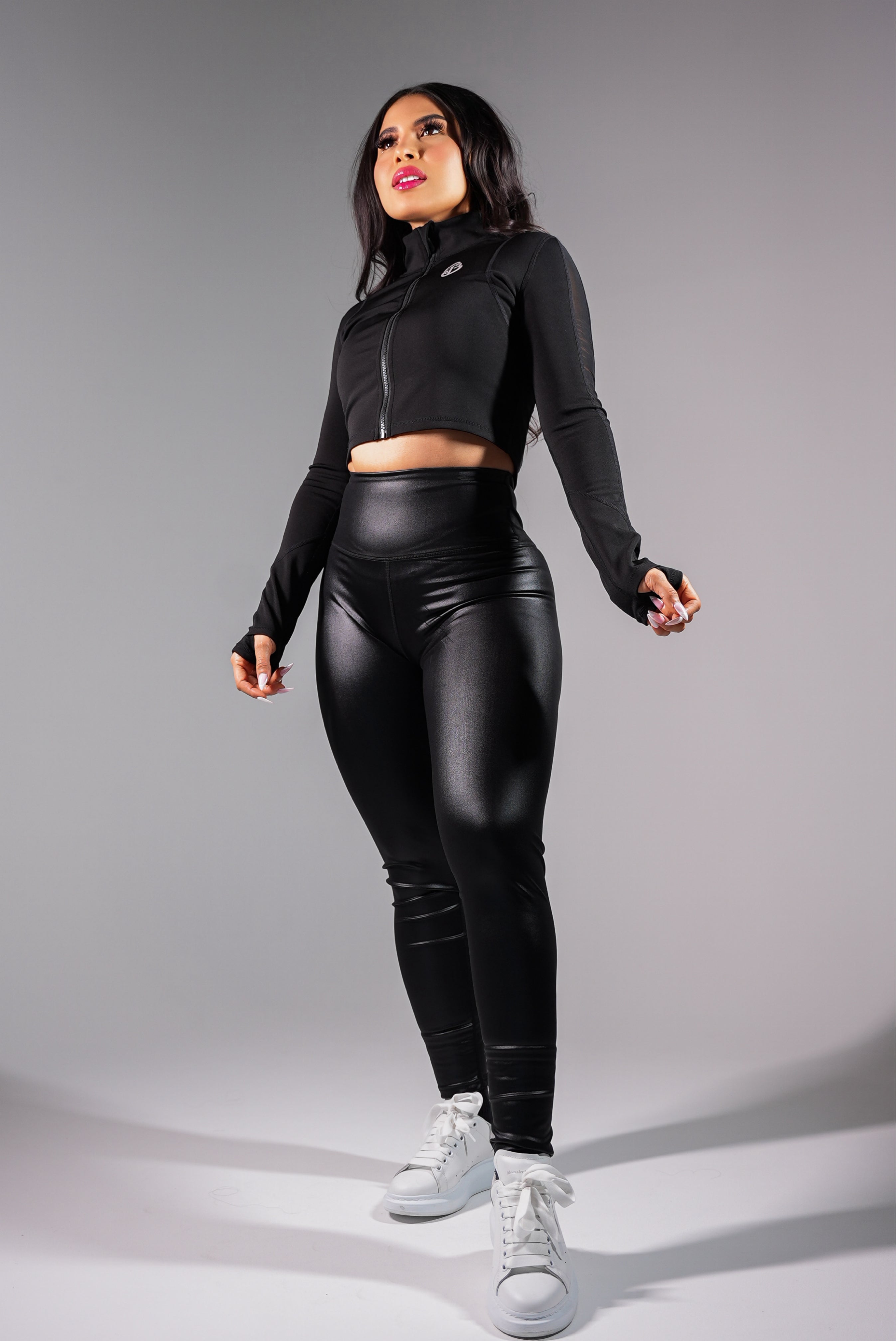 Dream Crop Jacket Black